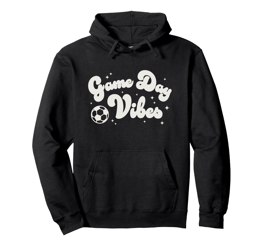 Trendy Soccer Game Day Vibes Big Chest Hoodie - Streetwear Style Unisex