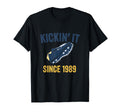Kickin It Since 1984 Soccer Fan T-Shirt - Unique Graphic Unisex