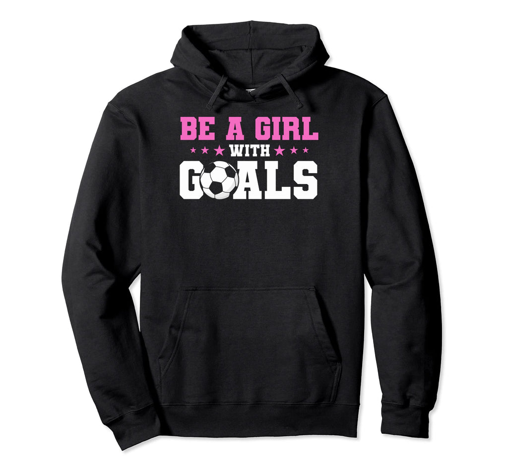 Soccer Fans Soccer Moms Be Goals Soccer Hoodie - Aesthetic Graphic Unisex