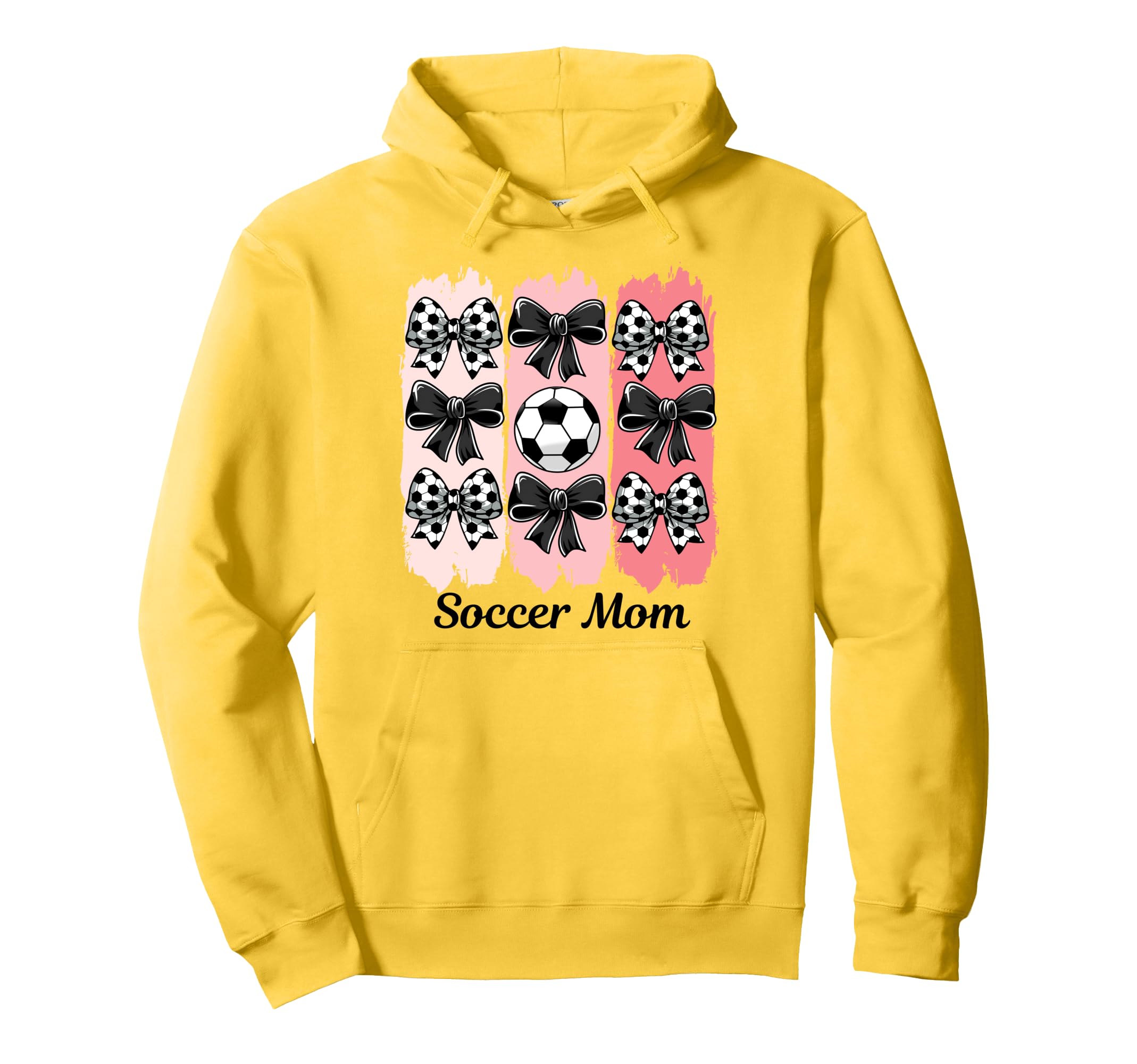 Soccer Mom Coquette Bow Soccer Mom Hoodie - Minimalist Print Men Women