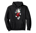 Soccer Unicorn Love Funny Magical Team Hoodie - Streetwear Style Men Women