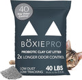 Boxie® Probiotic Cat Litter 40 Day Natural Odor Control, 40lb Clumping Kitty Litter (Clay)