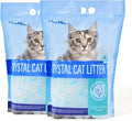 Made4Pets Cat Litter Crystals, Non Clumping Cat Litter Odor Control Kitty Litter Non Clumping No scooping Low Dust, Low Tracking, Lightweight, Dehydrates Waste,Cologne– 8.6 lbs (2 x 4.3 lb Packs)