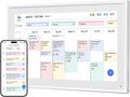 Dragon Touch 15.6" Digital Calendar Chore Chart – 1080P Full HD Interactive Touchscreen, Smart Family Planner, Hearth Display Digital Calendar Wall & Desk Mountable for Seamless Scheduling