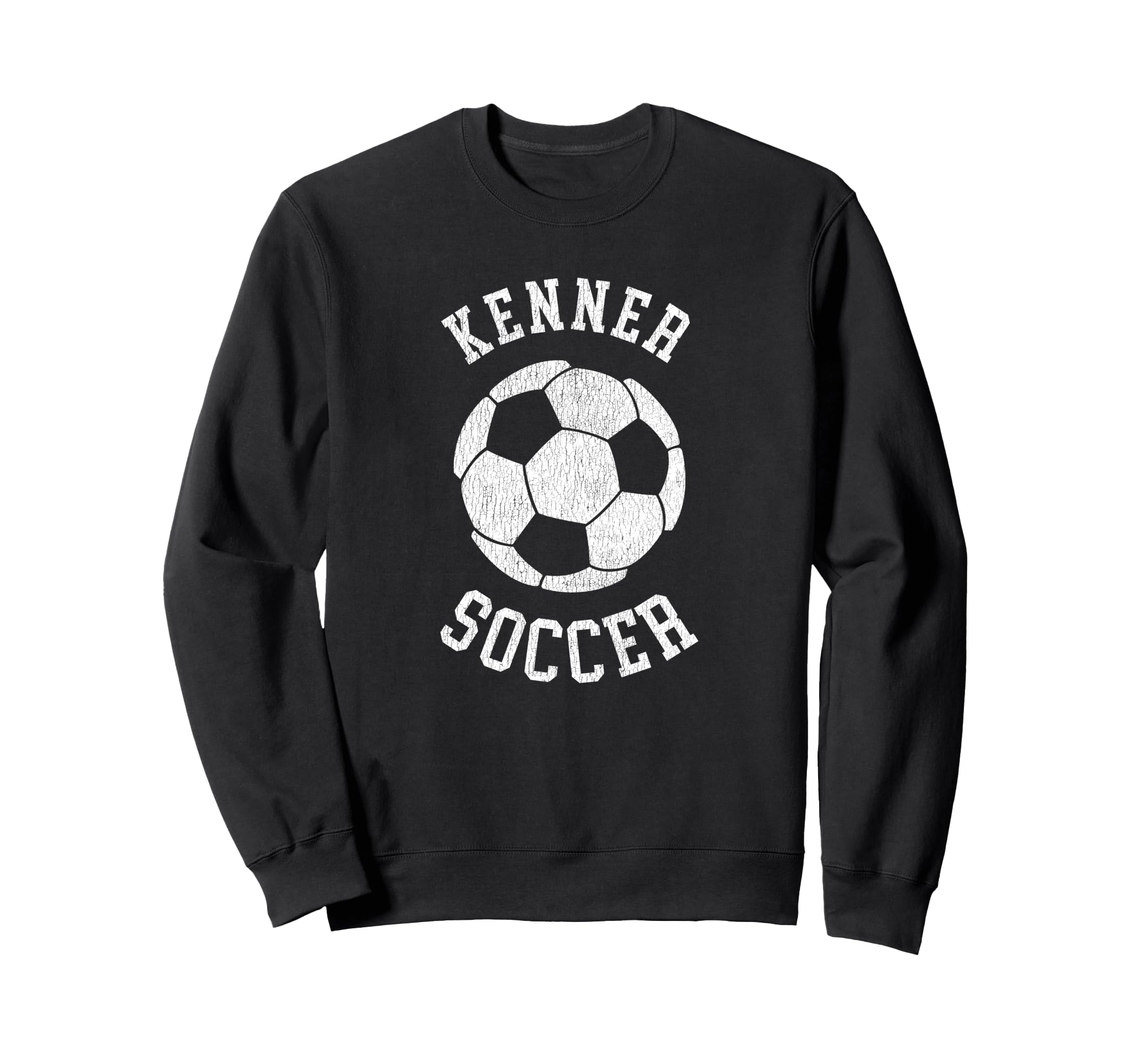 Kenner Soccer Distressed 90S Sweatshirt - Casual Everyday Wear for Adults