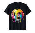 Colorful Soccer Accessories Drip Vibe T-Shirt - Trendy Graphic Men Women
