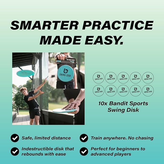 Swing Disk Baseball Swing Trainer, Baseball Hitting Trainer Disks for Improving Baseball Swing, Baseball Training Equipment to Analyze Swing and Improve Batting Mechanics