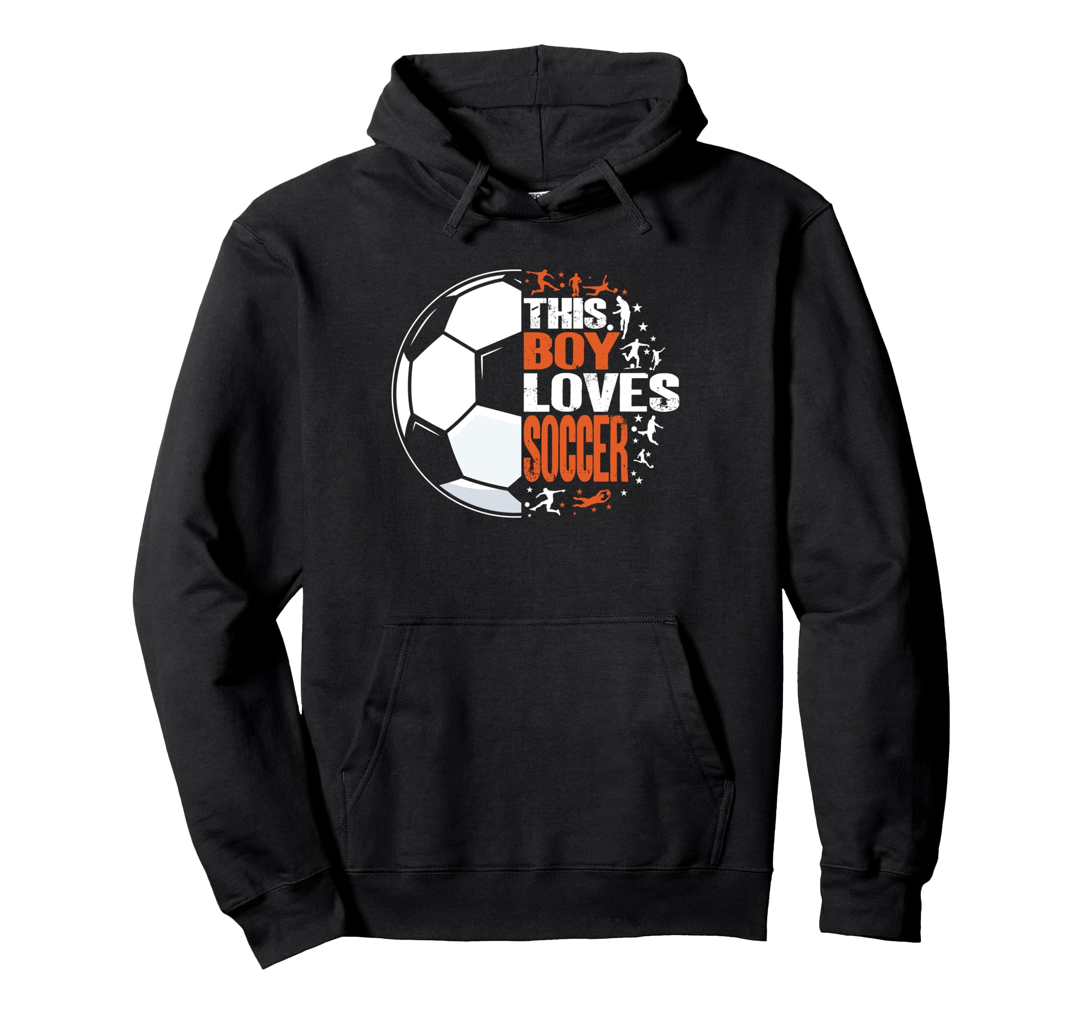 Funny This Loves Soccer Hoodie - Graphic Print Unisex