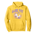 Trendy Game Day Soccer Ball Chest Logo Hoodie - Trendy Graphic for Adults