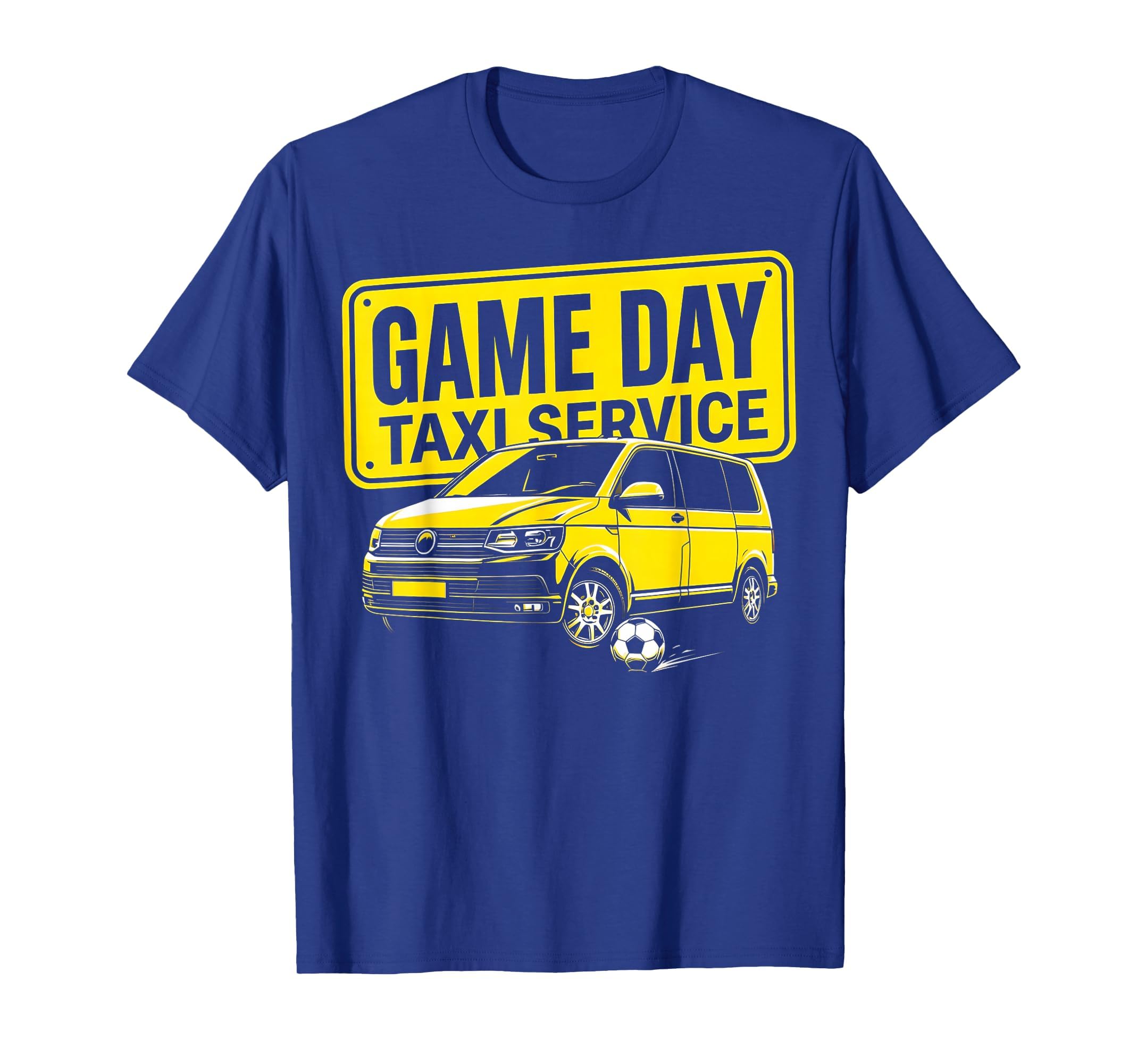 Soccer Mom Game Day Taxi Service T-Shirt - Casual Everyday Wear for Adults