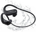 LOBKIN Waterproof Earbuds for Swimming, Bone Conduction Headphones IPX8 Swimming Headphones 8GB Memory Bluetooth 5.4 Wireless 8H Playtime in Ear Underwater Sport Earphones for Swimming, Running