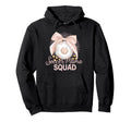 Soccer Mama Squad Coquette Sideline Hoodie - Minimalist Print for Adults