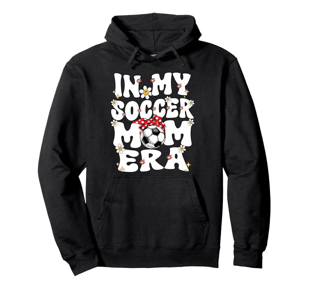 My Soccer Mom Era Groovy Soccer Mom Life Hoodie - Trendy Graphic Unisex
