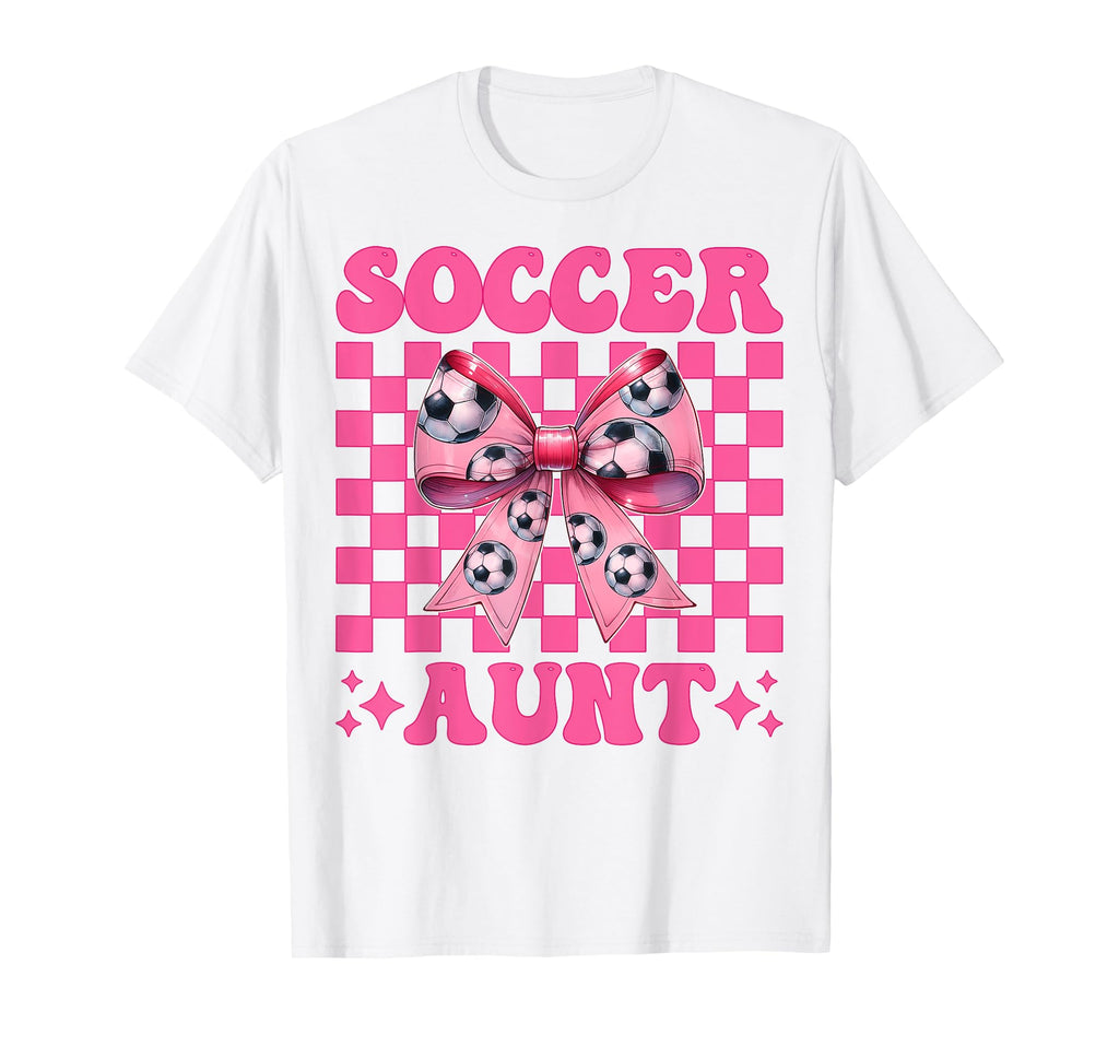 Womens Coquette Bow Ribbon Soccer Sweatshirt - Unique Graphic Unisex