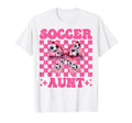 Womens Coquette Bow Ribbon Soccer Sweatshirt - Unique Graphic Unisex