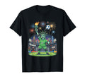 Liberty Saves Statue Liberty Soccer T-Shirt - Unique Graphic Unisex