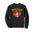 Warning Soccer Dad Yell Loudly Sweatshirt - Trendy Graphic for Adults