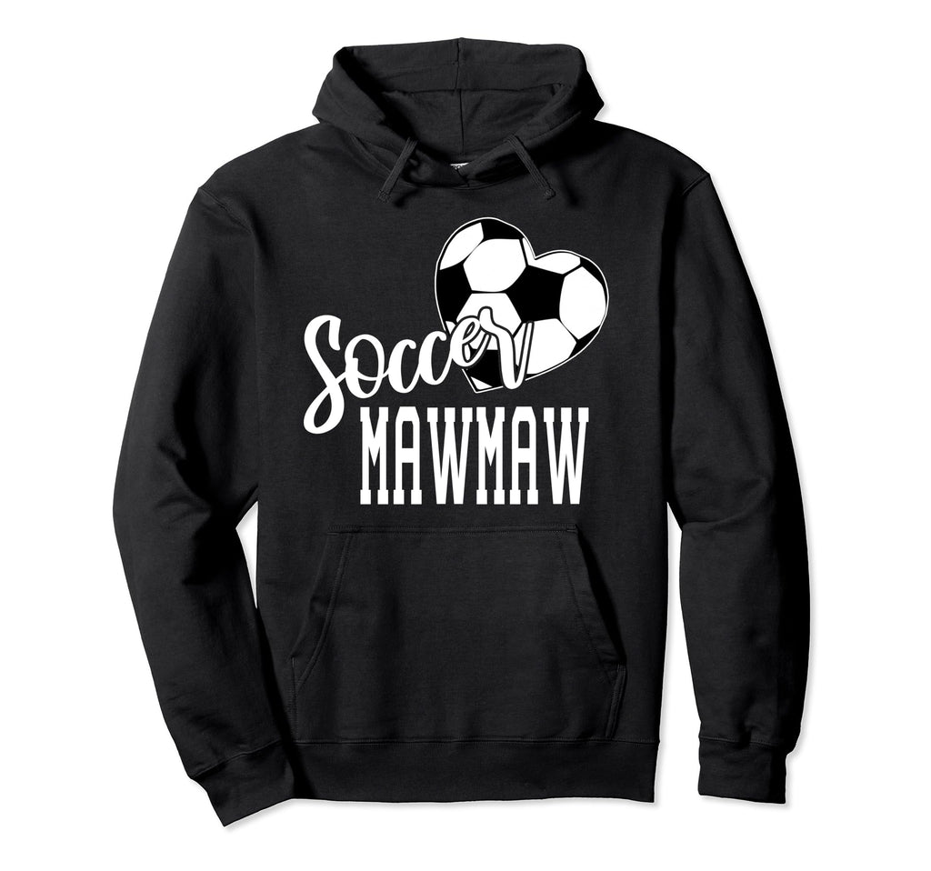 Soccer Ball Heart Soccer Mawmaw Hoodie - Streetwear Style for Adults