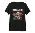 Soccer Is My Heart North America Fan T-Shirt - Unique Graphic for Adults