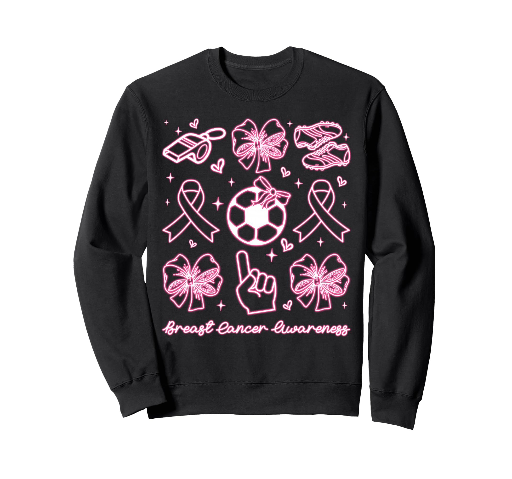 Breast Cancer Awareness Sweatshirt - Fun Novelty Design for Adults