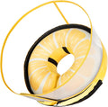 Inflatable Dog Cone Collar with Detachable Enhanced Anti-Licking Shield, Soft Neck Donut Collar for Dogs After Surgery, Adjustable Dog Cone Alternative for Large Medium Small Dogs & Cats
