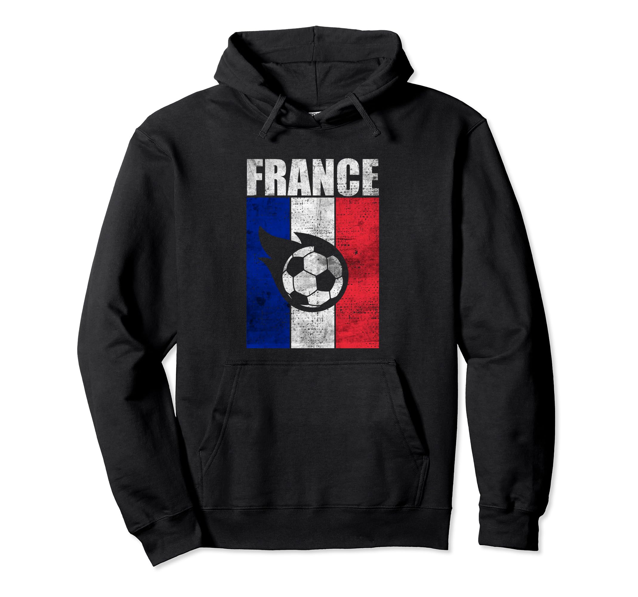 France Soccer Football French Flag Hoodie - Unique Graphic Men Women