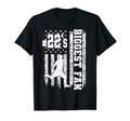 Soccer Biggest Fan Number 22 Proud T-Shirt - Unique Graphic Unisex