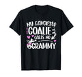 My Favorite Soccer Goalie Grammy T-Shirt - Minimalist Print for Adults
