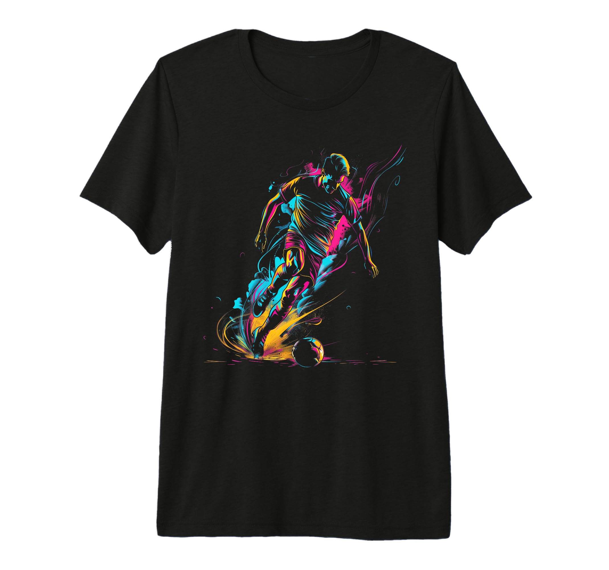 Soccer Player Sports Tri Blend T-Shirt - Streetwear Style Men Women