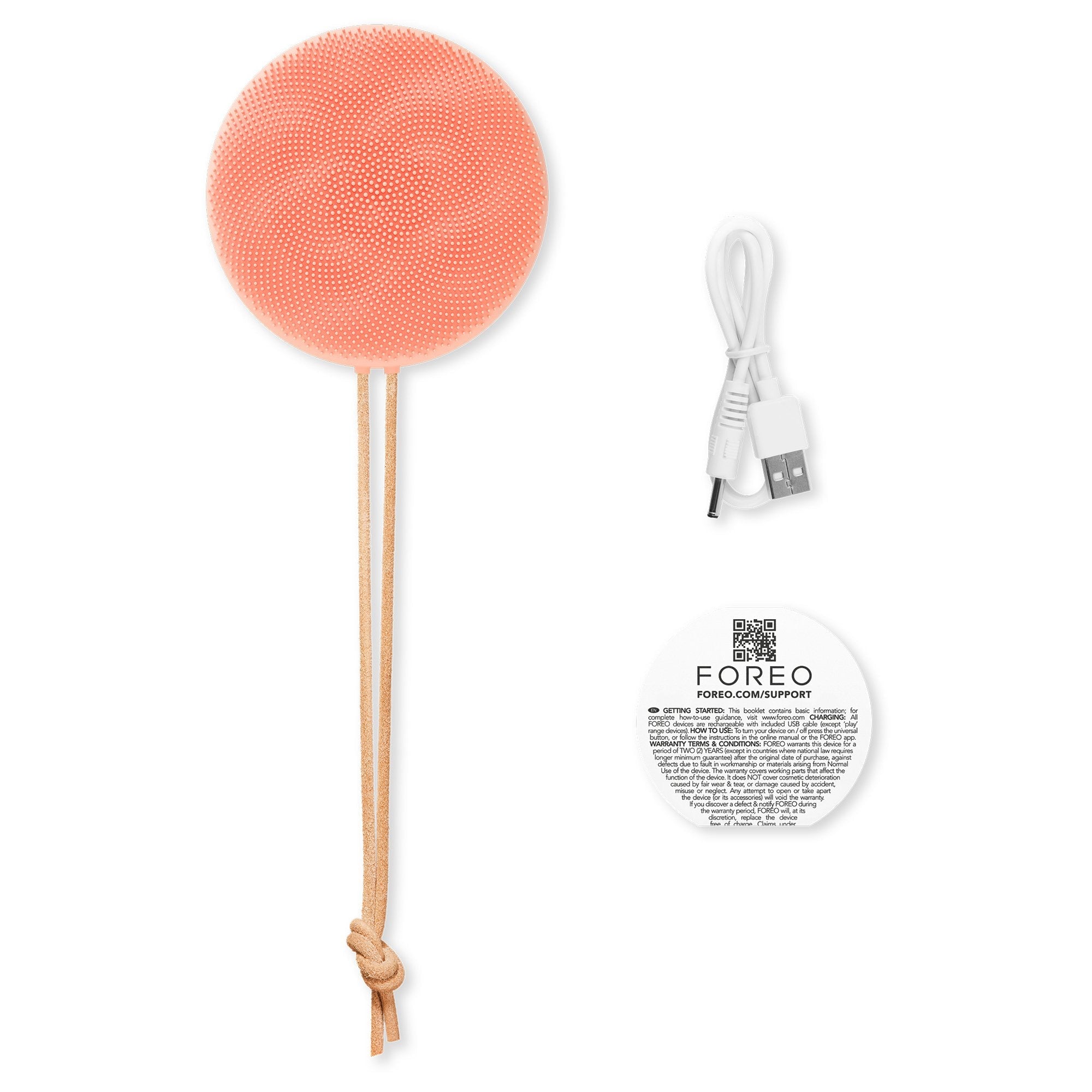 LUNA™ 4 body Massaging Body Brush, Perfect Peach F1382