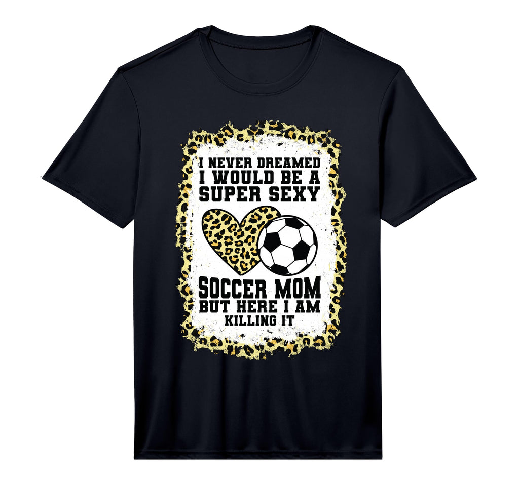 Mens Super Sexy Soccer Mom Heart T-Shirt - Fun Novelty Design for Adults