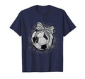 Soccer Bow Funny Soccer Lovers T-Shirt - Trendy Graphic for Adults