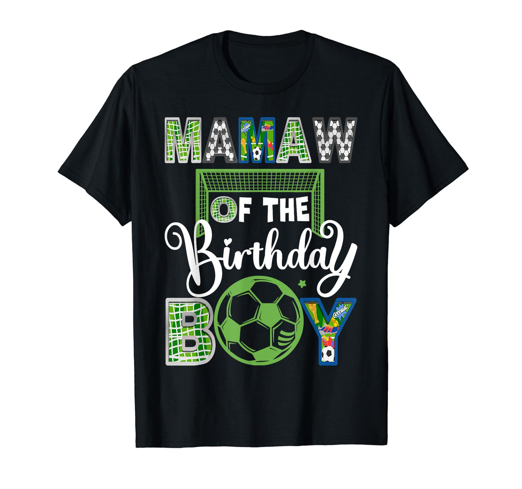 Mamaw Birthday Soccer Baller Birthday T-Shirt - Custom Art Print Men Women