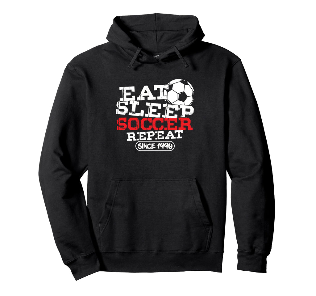 Soccer Player Goal Football Born 1990 Hoodie - Minimalist Print Men Women