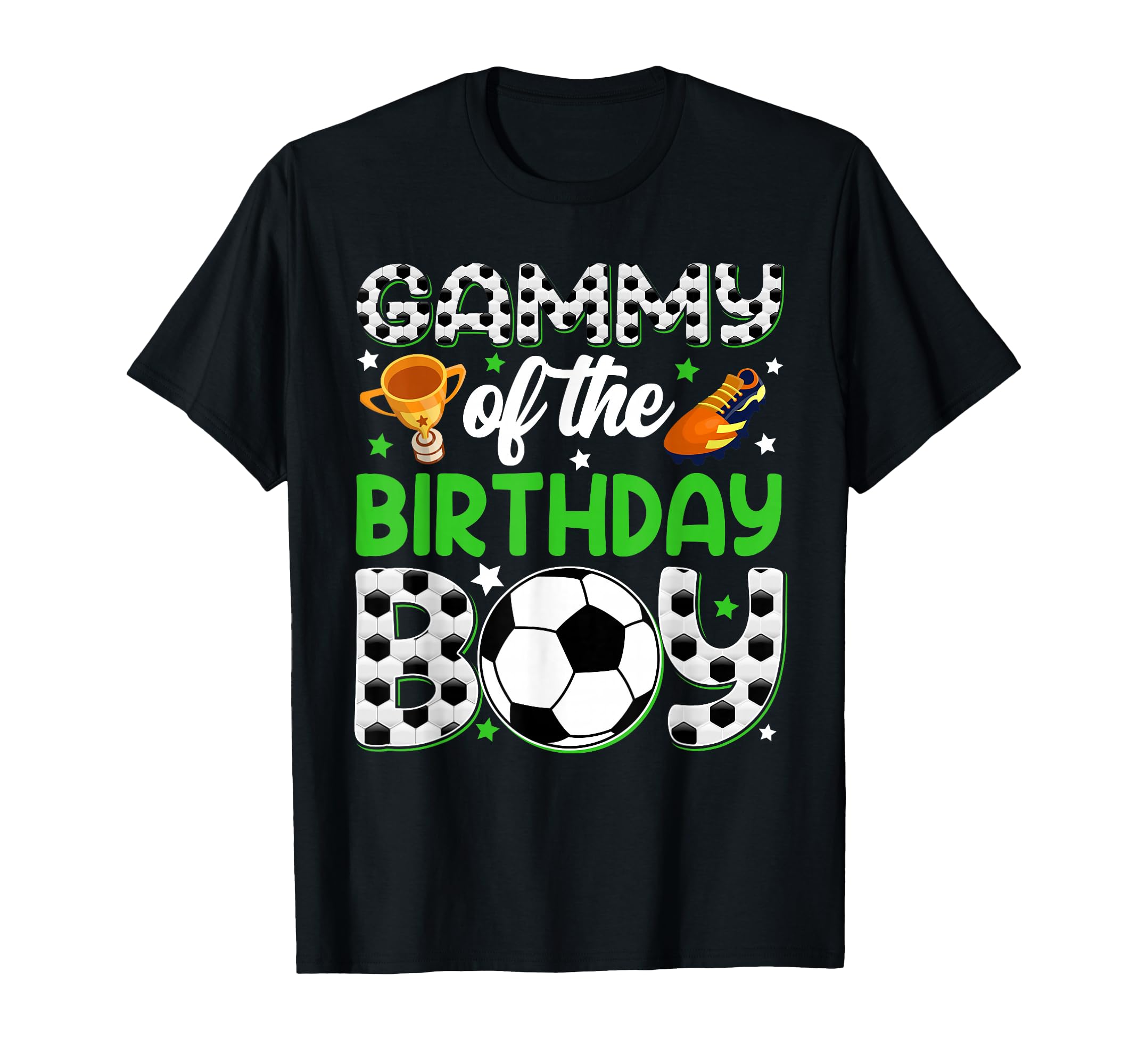 Gammy Birthday Soccer Party Family T-Shirt - Fun Novelty Design for Adults
