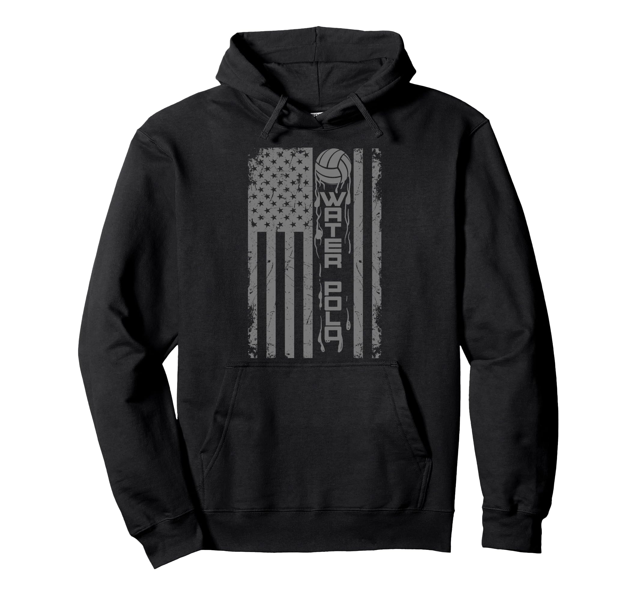 Water Polo Team Aquatic Sport Hood Hoodie - Fun Novelty Design for Adults