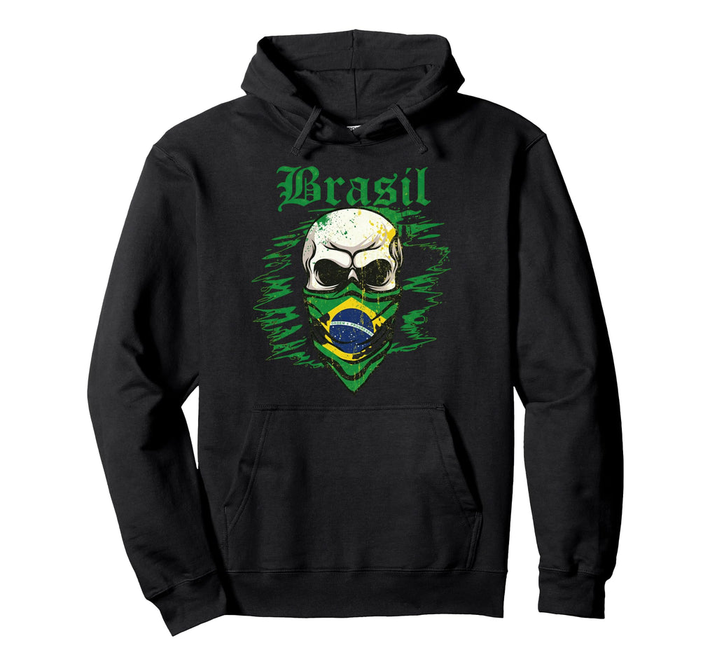 Brazil Gift Flag Brazilian Fan Hoodie - Fun Novelty Design for Adults