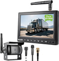Wireless Backup Camera for Trucks VMW7 high Definition 1080P 7” IPS Monitor System,High-Speed Stable Transmission & Waterproof for Truck,Recreational Vehicle Trailer,Bus,Harvester Pickup Motorhome