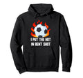 Soccer Word Game Soccer Players Hoodie - Trendy Graphic for Adults