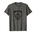 Soccer Soul Warrior Heart Athletic T-Shirt - Fun Novelty Design Men Women