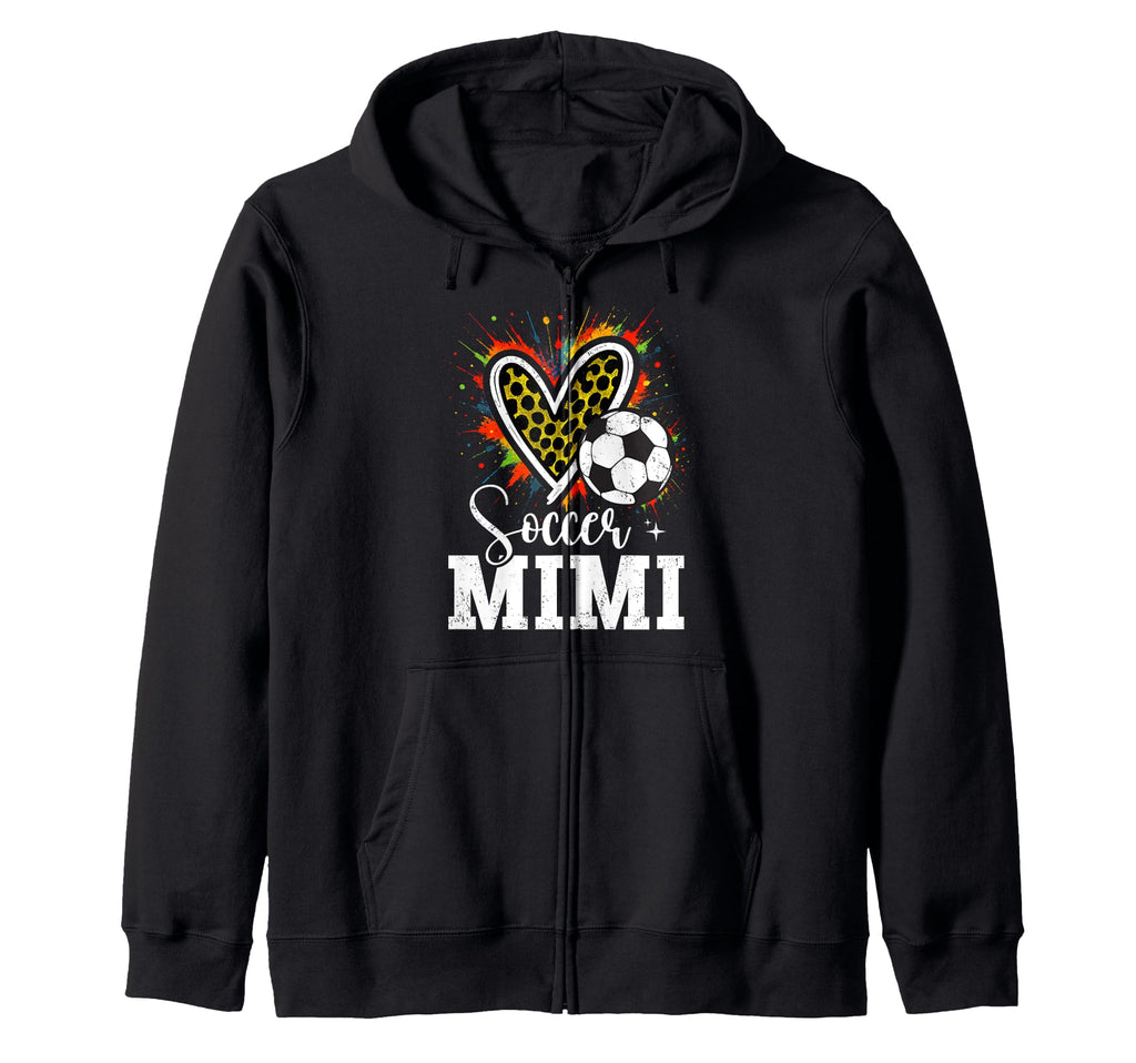 My Favorite Soccer Ball Grandma Leopard Hoodie - Graphic Print for Adults