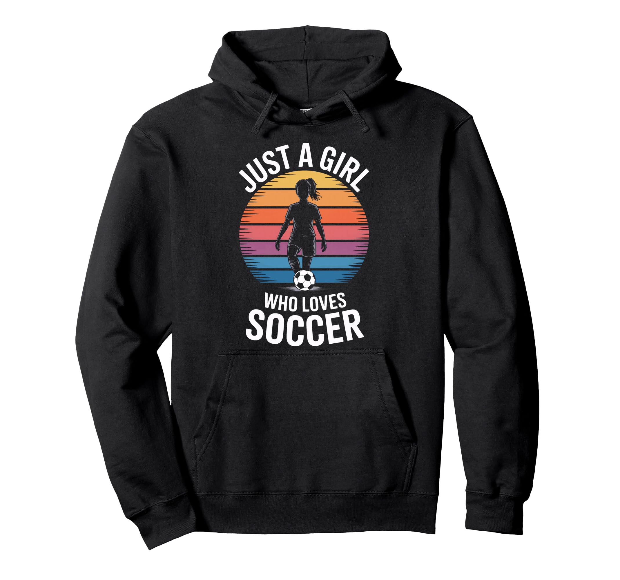 Soccer Enthusiast Just Who Loves Soccer Hoodie - Trendy Graphic for Adults