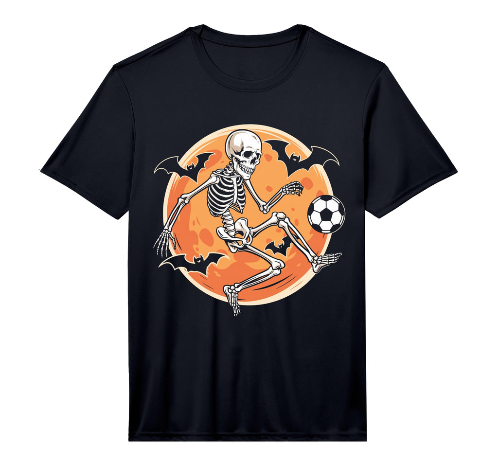 Soccer Skeleton Halloween Soccer Player T-Shirt - Custom Art Print Unisex