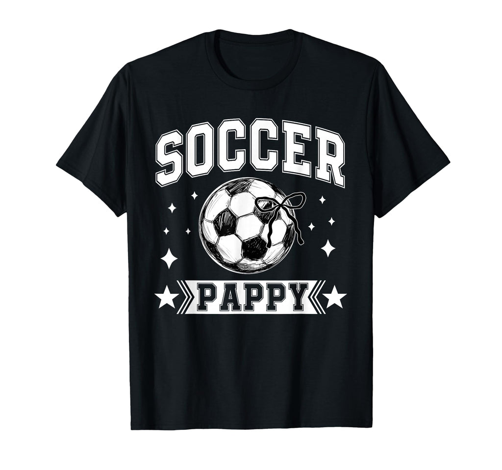 Coquette Bow Soccer Pappy Soccer T-Shirt - Casual Everyday Wear for Adults