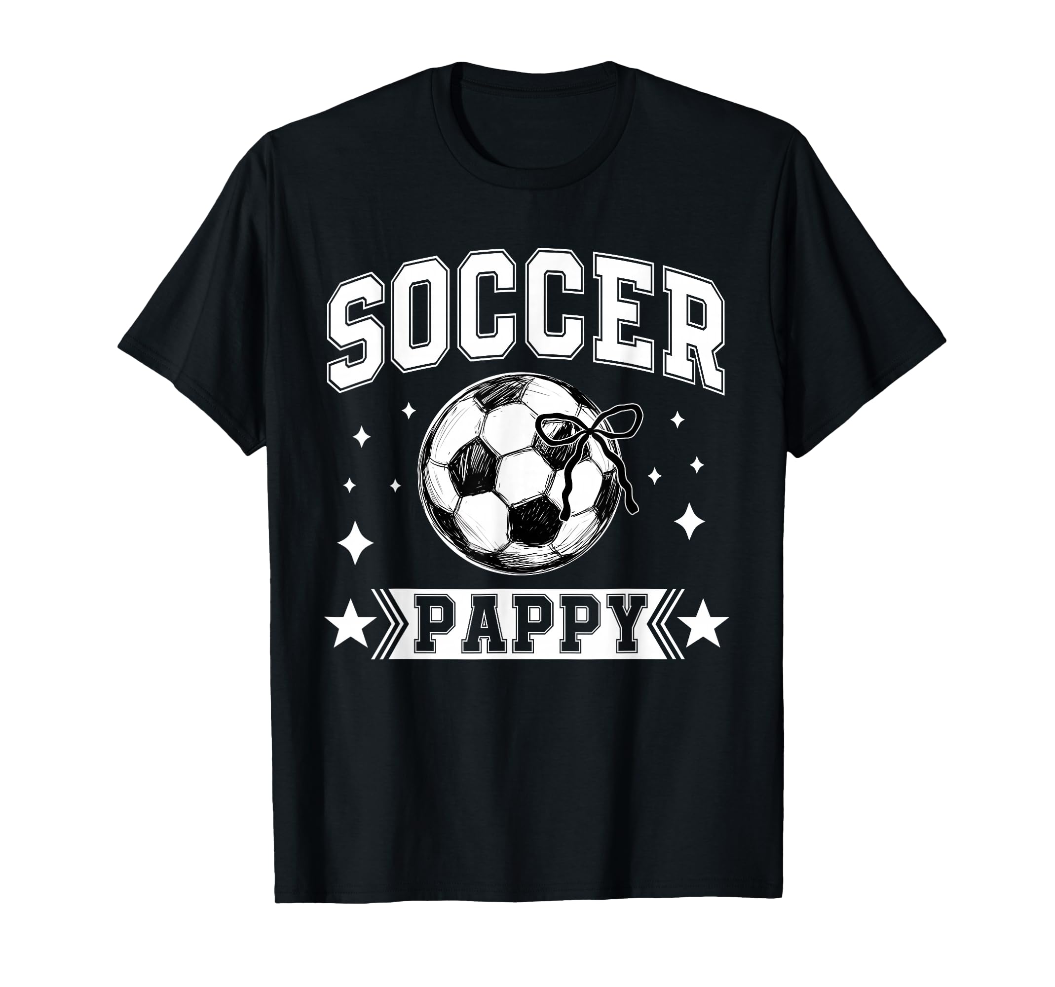 Coquette Bow Soccer Pappy Soccer T-Shirt - Casual Everyday Wear for Adults