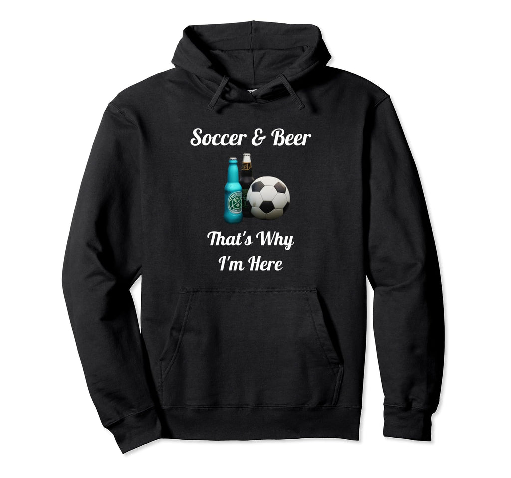 Soccer Beer Funny Soccer Player Hoodie - Unique Graphic Unisex