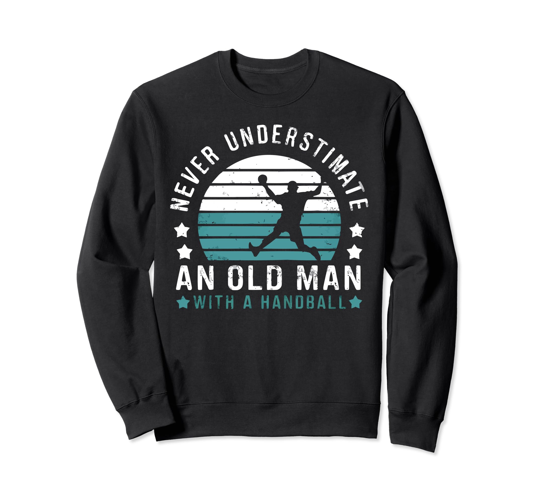 I Love Handball Player Sports Goalkeeper Sweatshirt - Graphic Print Unisex