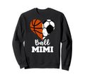 Ball Mimi Funny Soccer Sweatshirt - Fun Novelty Design Men Women