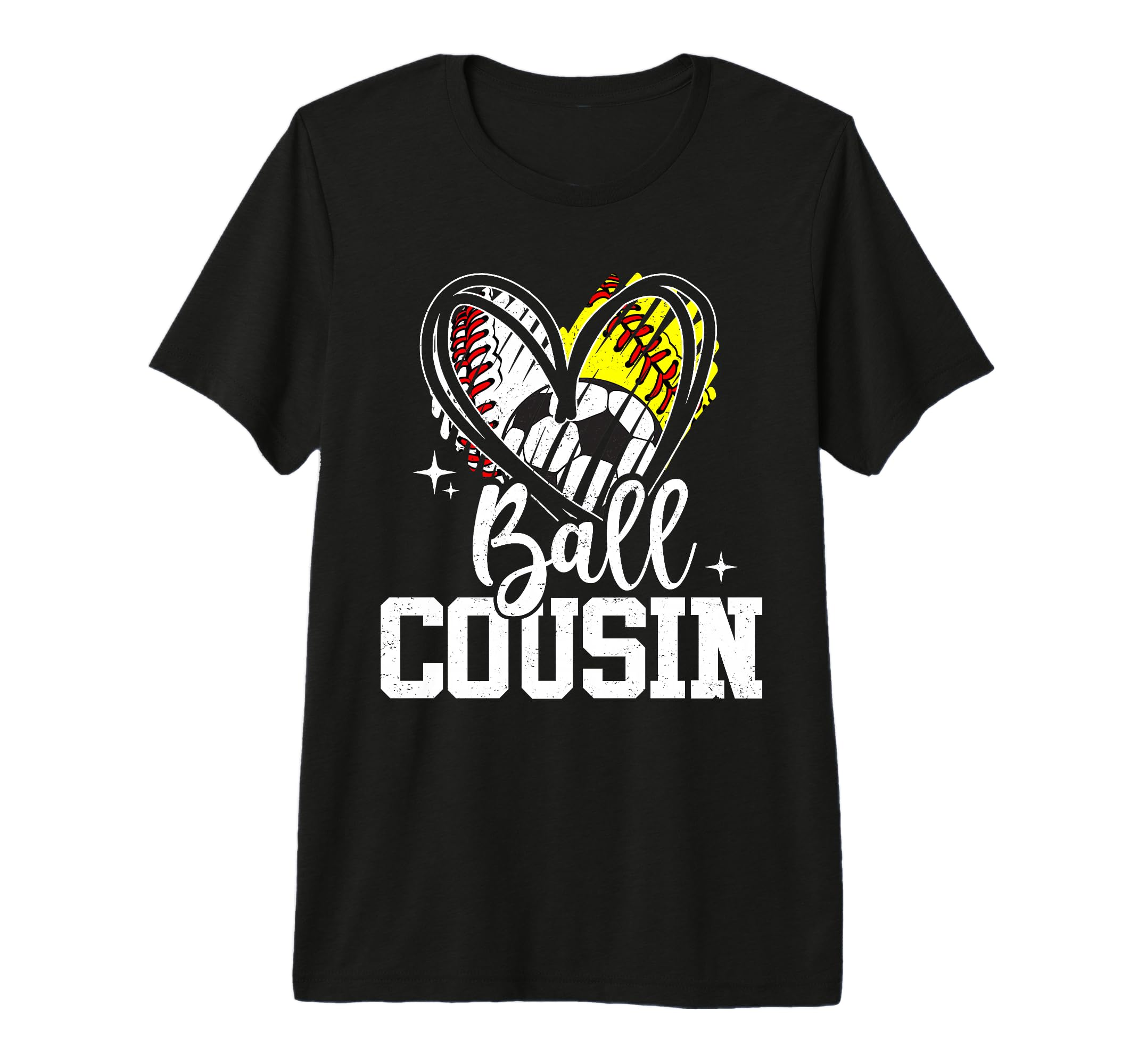 Ball Cousin Baseball Softball Soccer T-Shirt - Trendy Graphic Unisex