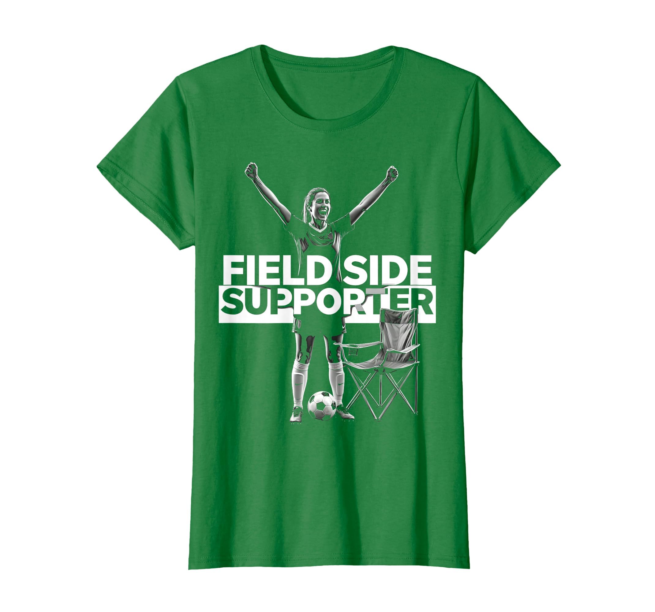Field Side Supporter Soccer Mom T-Shirt - Trendy Graphic Unisex